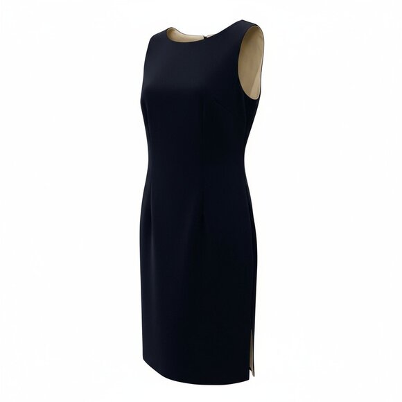 T & Company Navy Blue Sheath Dress - Picture 2 of 6